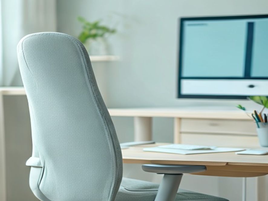 Oikea työpöydän ja tuolin korkeus ergonomisen istumisasennon kannalta